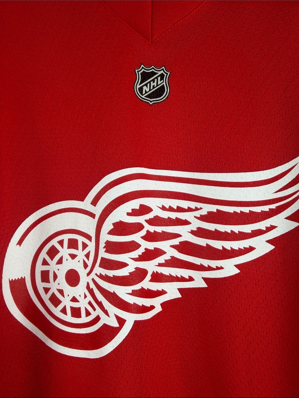 Reebok Detroit Red Wings Flippula Jersey Youth L/XL NHL Hockey Red - Picture 3 of 7